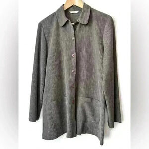 Vintage Y2K St Michael Marks & Spencer Womens Grey Feminine Shirt Skirt Set